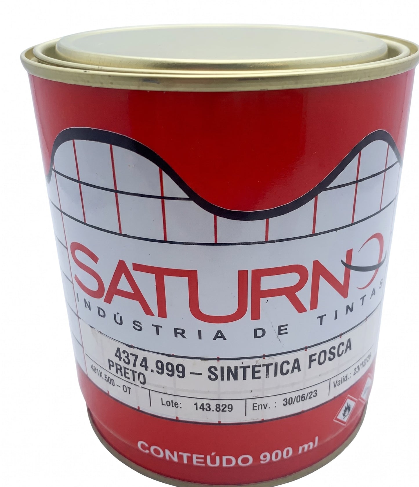 Tinta Sintética Fosca Preto 900ml