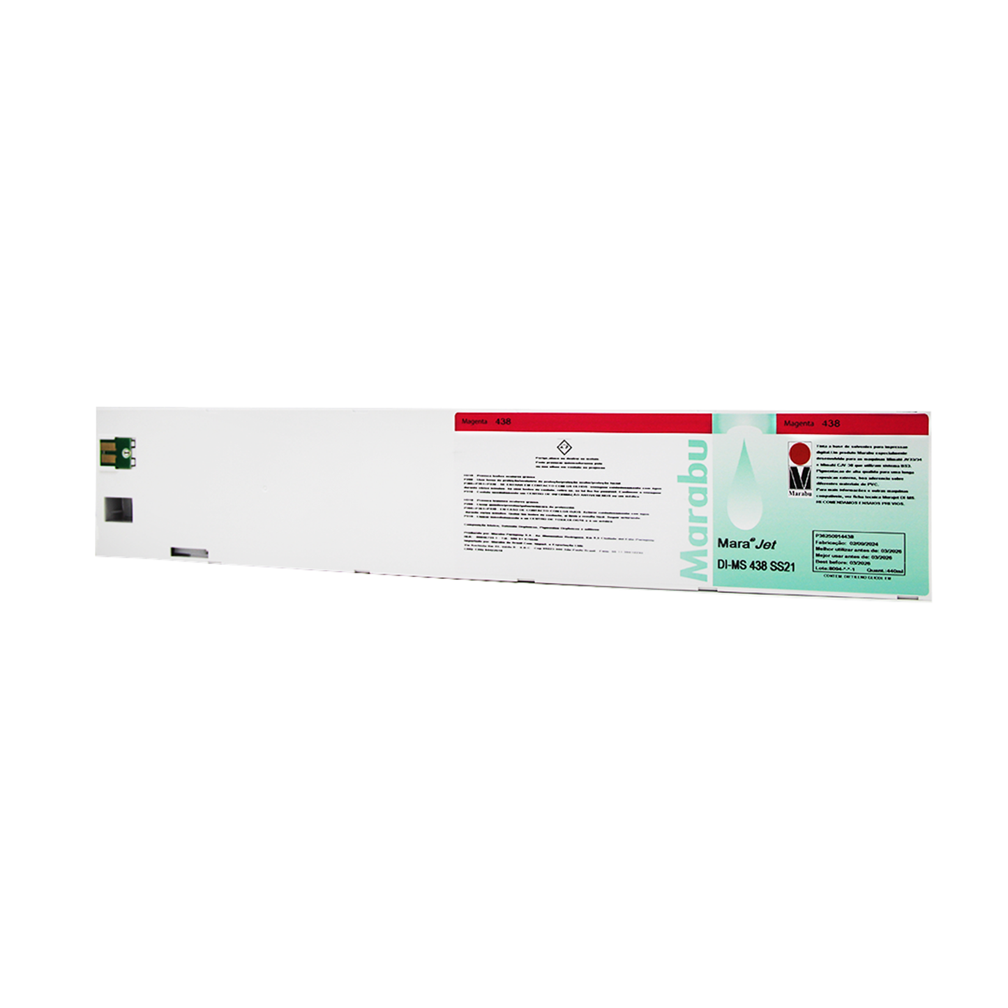 Tinta Eco Solvente Mimaki SS21 Marabu Marajet DI-MS - Cartucho 440ml magenta