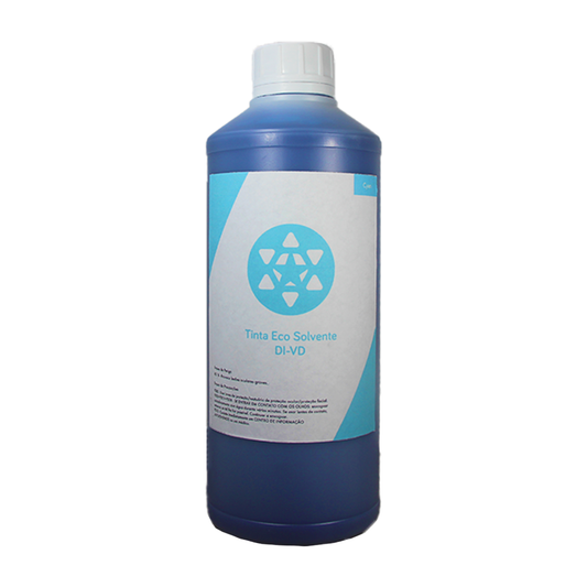 Tinta Solvente DI-VD Grandes Formatos - 1 Litro Cyan