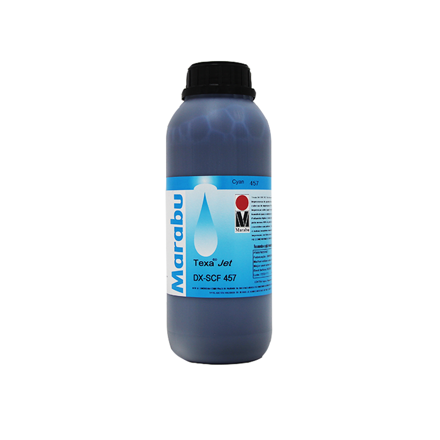 Tinta Sublimação Epson Marabu Texajet DX-SCF - 1 Litro Cyan