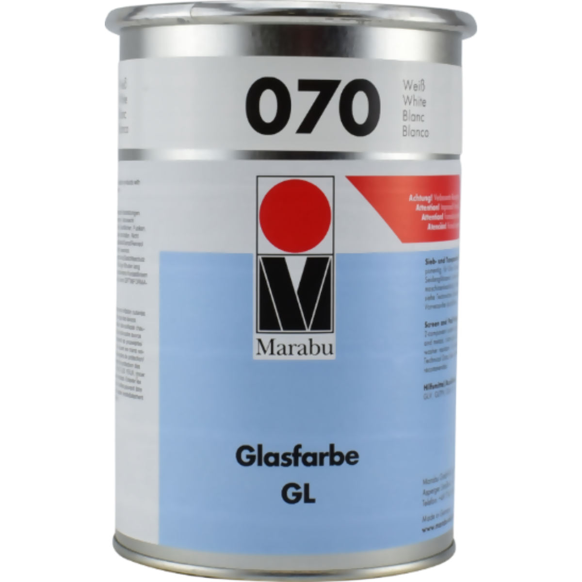 Tinta para Serigrafia e Tampografia Marabu GL - Vidros e Metais