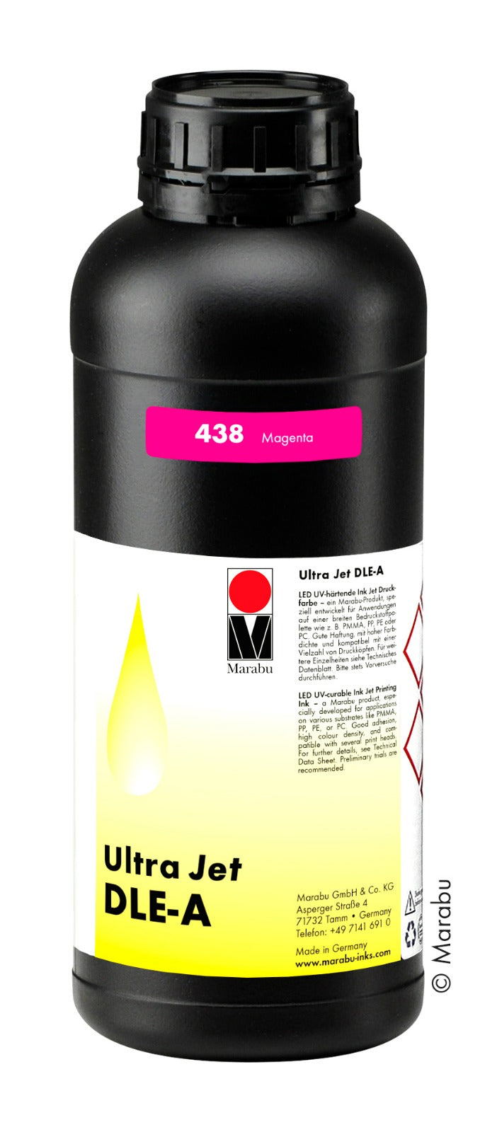 Tinta UV Mimaki UJF/JFX Marabu Utrajet DLE-MF - 1 litro