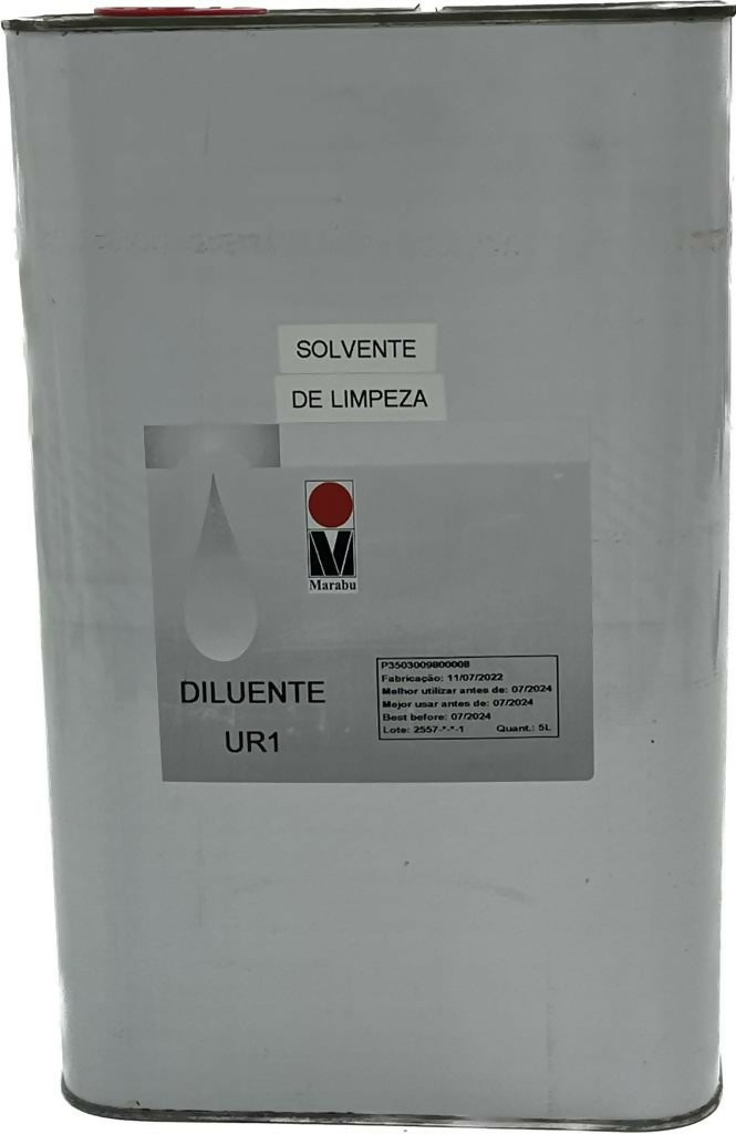 Solvente de Limpeza Uso Universal Marabu UR1 - 5 Litros